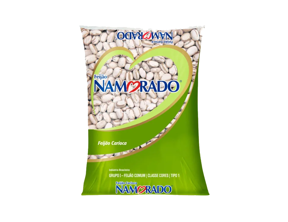 FEIJÃO CARIOCA TIPO 1 NAMORADO 1 KG (FDO 10 PCT)